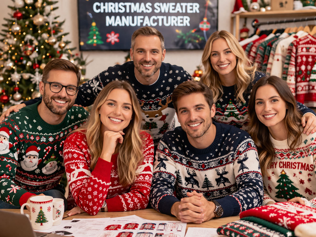 Ugly Christmas sweater OEM manufacturer China custom