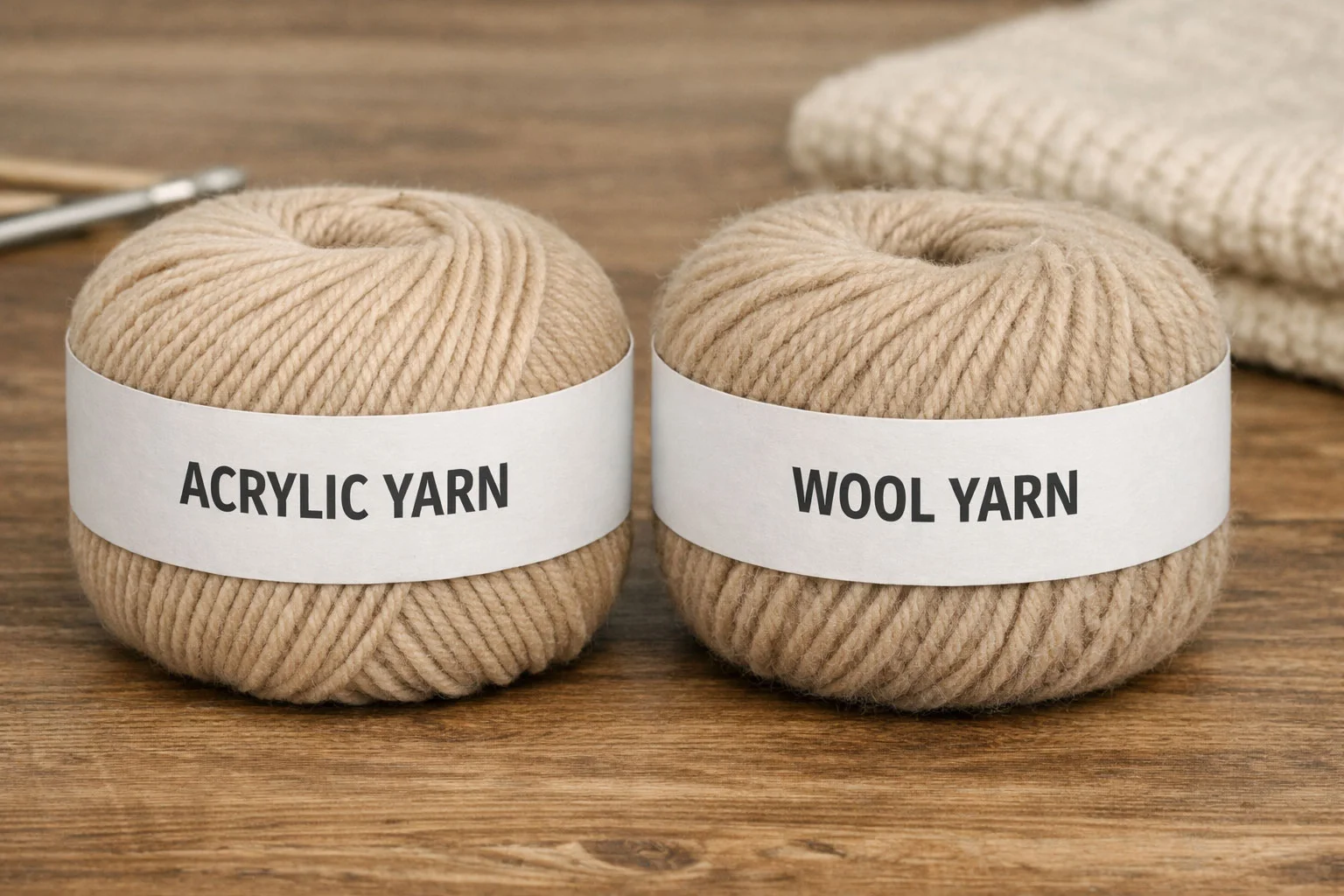 Acrylic vs wool yarn comparison - knitwear cost optimization choices, Lin Sweater Factory