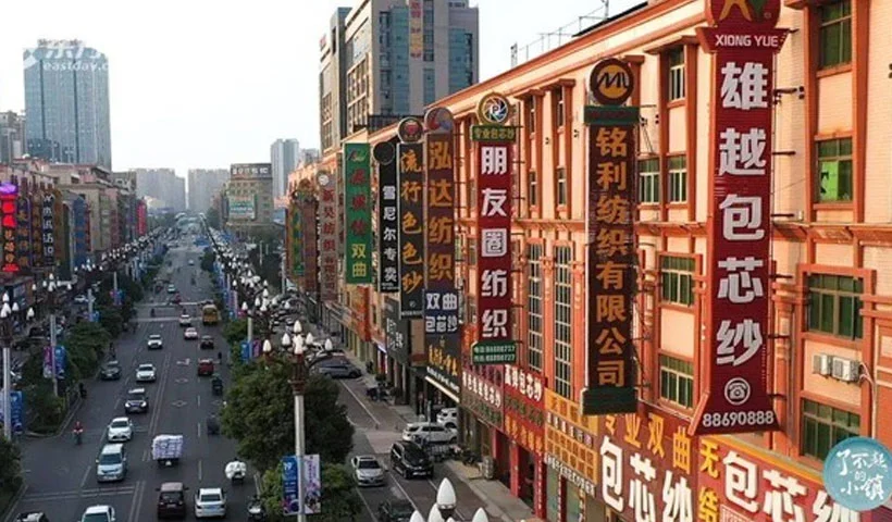 Dalang Dongguan knitwear capital location — China sweater factory geography