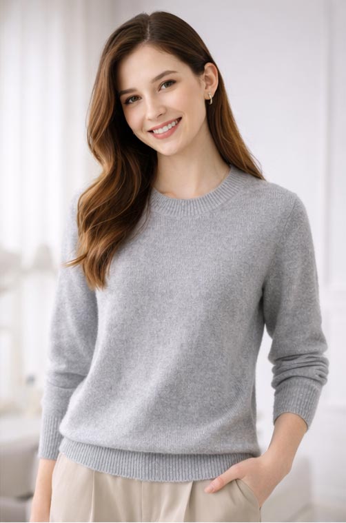 Pure cashmere sweater OEM manufacturer China