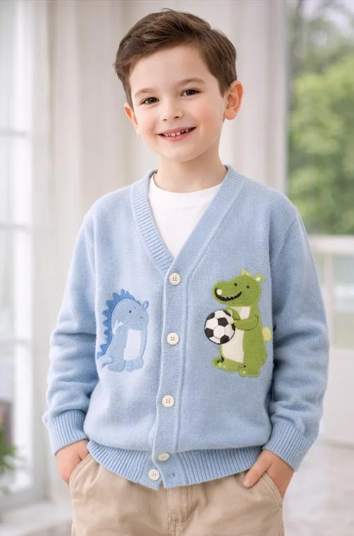 Children's cardigan manufacturer China OEM safety