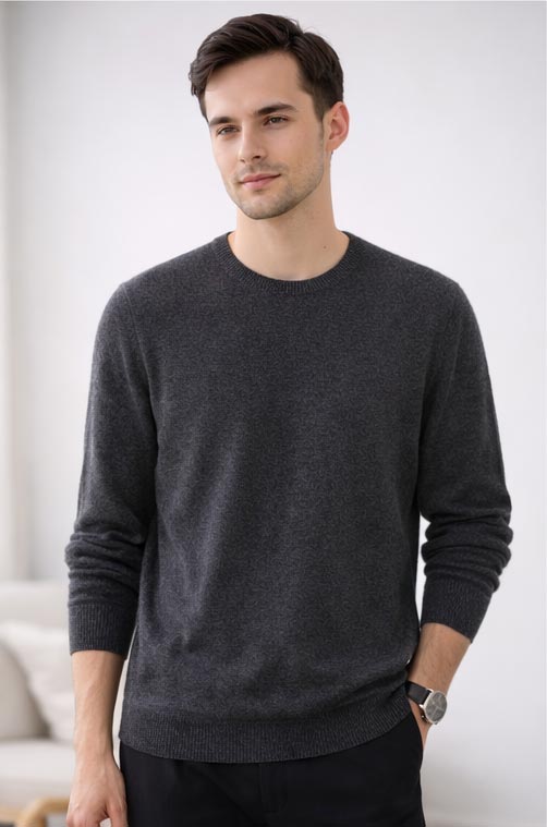 Men's crew neck sweater OEM manufacturer China