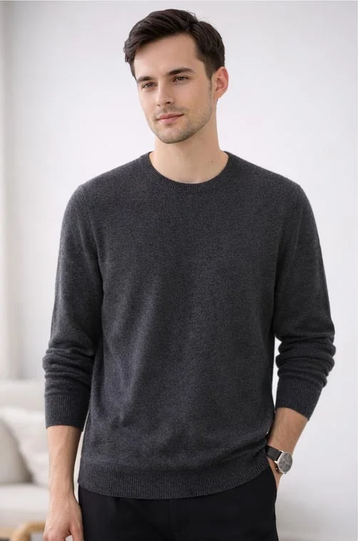 Men's crew neck sweater manufacturer China - Lin Sweater Factory